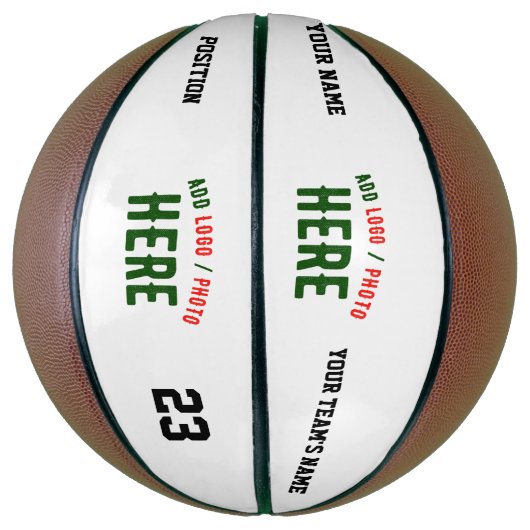 STIJLVOL MODERN  WIT GEVERIFIEERD BRANDED BASKETBAL (Verticaal)