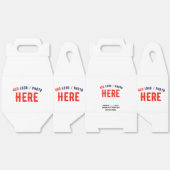 STIJLVOL MODERN WIT GEVERIFIEERD BRANDED BEDANKDOOSJES (Ongevouwen)