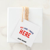 STIJLVOL MODERN WIT GEVERIFIEERD BRANDED BEDANKJES LABELS (In situ)