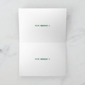 STIJLVOL MODERN WIT GEVERIFIEERD BRANDED BEDANKKAART (Binnen)