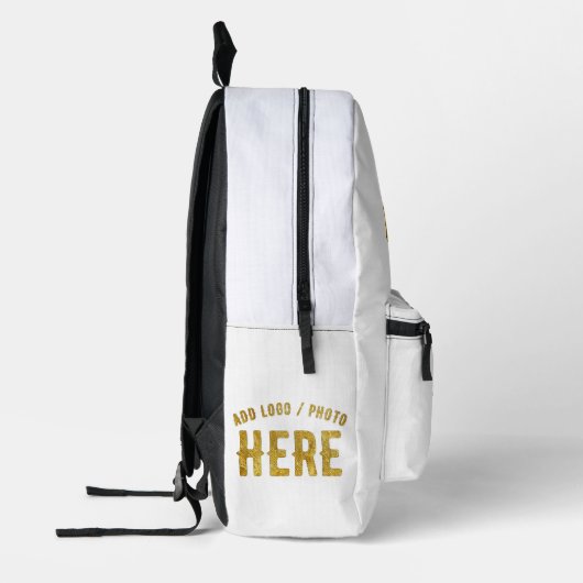 STIJLVOL MODERN  WIT GEVERIFIEERD BRANDED BEDRUKTE RUGZAK (Links)