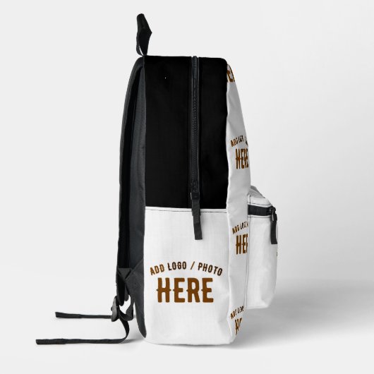 STIJLVOL MODERN  WIT GEVERIFIEERD BRANDED BEDRUKTE RUGZAK (Links)
