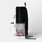 STIJLVOL MODERN  WIT GEVERIFIEERD BRANDED BEDRUKTE RUGZAK (Rechts)