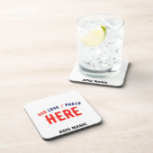 STIJLVOL MODERN WIT GEVERIFIEERD BRANDED BIER ONDERZETTER (Rechterzijde)