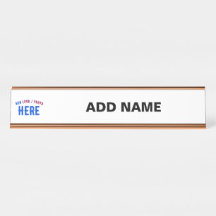STIJLVOL MODERN WIT GEVERIFIEERD BRANDED BUREAU NAAMBORDJE