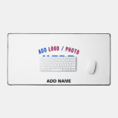 STIJLVOL MODERN  WIT GEVERIFIEERD BRANDED BUREAUMAT (Keyboard & Muis)