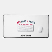 STIJLVOL MODERN  WIT GEVERIFIEERD BRANDED BUREAUMAT (Keyboard & Muis)