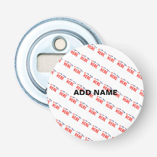 STIJLVOL MODERN WIT GEVERIFIEERD BRANDED BUTTON FLESOPENER