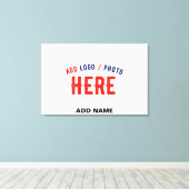 STIJLVOL MODERN WIT GEVERIFIEERD BRANDED CANVAS AFDRUK (Insitu (Houten vloer))