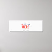 STIJLVOL MODERN  WIT GEVERIFIEERD BRANDED CANVAS AFDRUK (Voorkant)