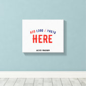 STIJLVOL MODERN WIT GEVERIFIEERD BRANDED CANVAS AFDRUK (Insitu (Houten vloer))