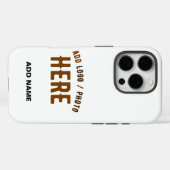 STIJLVOL MODERN WIT GEVERIFIEERD BRANDED Case-Mate iPhone CASE (Achterkant (horizontaal))