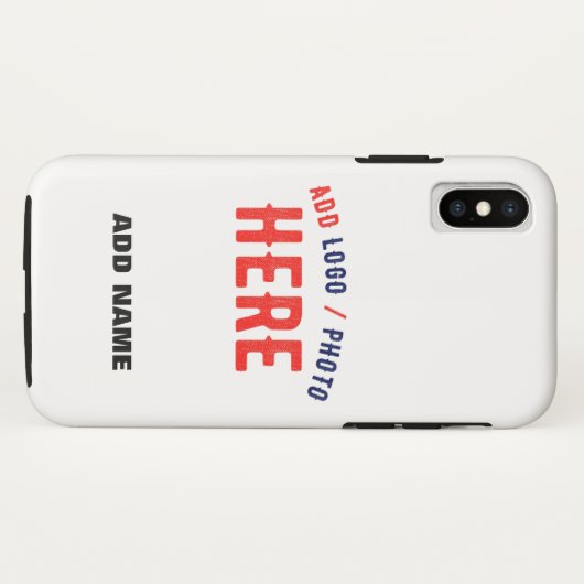 STIJLVOL MODERN WIT GEVERIFIEERD BRANDED Case-Mate iPhone CASE (Achterkant (horizontaal))