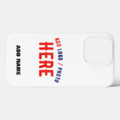 STIJLVOL MODERN  WIT GEVERIFIEERD BRANDED Case-Mate iPhone CASE (Achterkant (horizontaal))