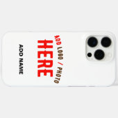 STIJLVOL MODERN  WIT GEVERIFIEERD BRANDED Case-Mate iPhone CASE (Achterkant (horizontaal))