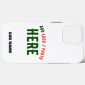 STIJLVOL MODERN WIT GEVERIFIEERD BRANDED Case-Mate iPhone CASE (Achterkant (horizontaal))