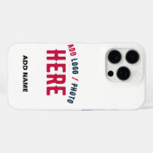 STIJLVOL MODERN WIT GEVERIFIEERD BRANDED Case-Mate iPhone CASE (Achterkant (horizontaal))