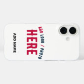 STIJLVOL MODERN  WIT GEVERIFIEERD BRANDED Case-Mate iPhone CASE (Achterkant (horizontaal))
