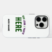 STIJLVOL MODERN  WIT GEVERIFIEERD BRANDED Case-Mate iPhone CASE (Achterkant (horizontaal))