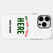 STIJLVOL MODERN  WIT GEVERIFIEERD BRANDED Case-Mate iPhone CASE (Achterkant (horizontaal))