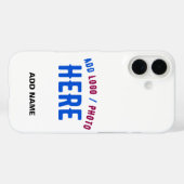 STIJLVOL MODERN  WIT GEVERIFIEERD BRANDED Case-Mate iPhone CASE (Achterkant (horizontaal))