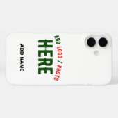 STIJLVOL MODERN WIT GEVERIFIEERD BRANDED Case-Mate iPhone CASE (Achterkant (horizontaal))