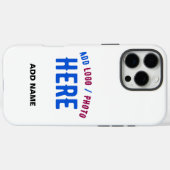STIJLVOL MODERN  WIT GEVERIFIEERD BRANDED Case-Mate iPhone CASE (Achterkant (horizontaal))