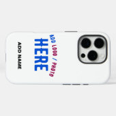 STIJLVOL MODERN WIT GEVERIFIEERD BRANDED Case-Mate iPhone CASE (Achterkant (horizontaal))