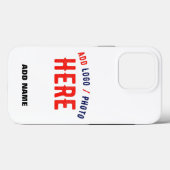 STIJLVOL MODERN  WIT GEVERIFIEERD BRANDED Case-Mate iPhone CASE (Achterkant (horizontaal))