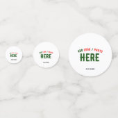 STIJLVOL MODERN  WIT GEVERIFIEERD BRANDED CONFETTI (Achterkanten)