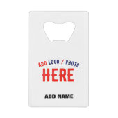 STIJLVOL MODERN  WIT GEVERIFIEERD BRANDED CREDITKAART FLESSENOPENER (Voorkant)