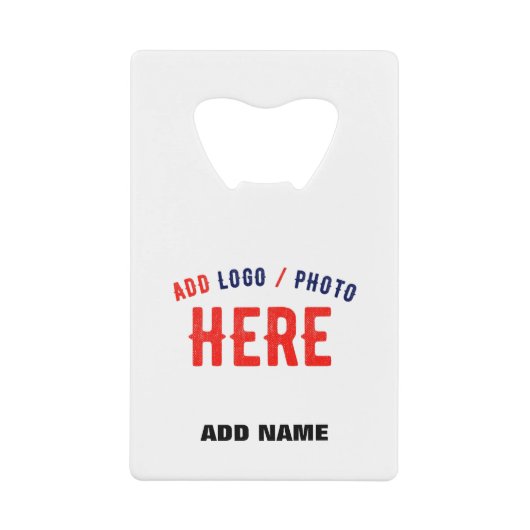 STIJLVOL MODERN  WIT GEVERIFIEERD BRANDED CREDITKAART FLESSENOPENER (Voorkant)