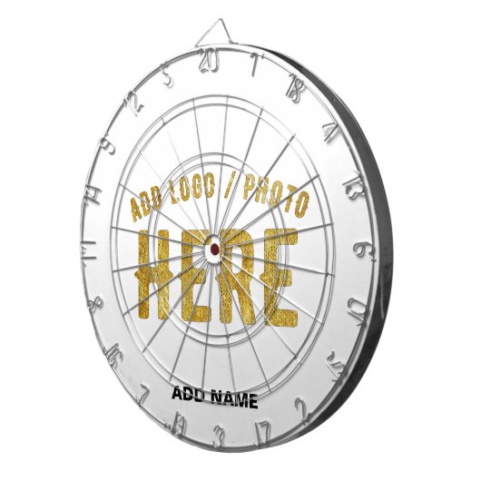 STIJLVOL MODERN WIT GEVERIFIEERD BRANDED DARTBORD (Voorkant Rechts)