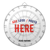 STIJLVOL MODERN WIT GEVERIFIEERD BRANDED DARTBORD (Voorkant)