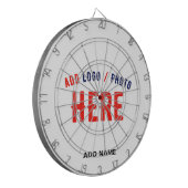 STIJLVOL MODERN WIT GEVERIFIEERD BRANDED DARTBORD (Voorkant Links)