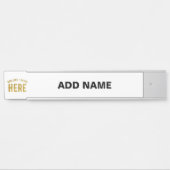 STIJLVOL MODERN  WIT GEVERIFIEERD BRANDED DEURBORDJE (Voorkant)