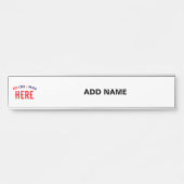 STIJLVOL MODERN  WIT GEVERIFIEERD BRANDED DEURBORDJE (Voorkant)