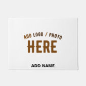 STIJLVOL MODERN  WIT GEVERIFIEERD BRANDED DEURMAT (Voorkant)