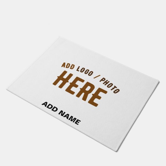 STIJLVOL MODERN  WIT GEVERIFIEERD BRANDED DEURMAT (Schuin)