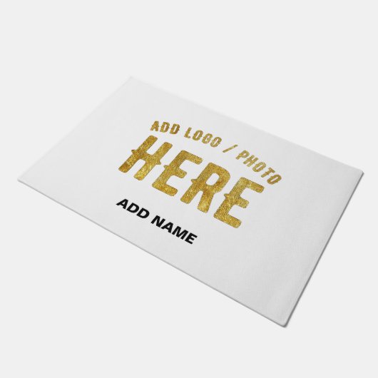 STIJLVOL MODERN  WIT GEVERIFIEERD BRANDED DEURMAT (Schuin)