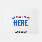 STIJLVOL MODERN  WIT GEVERIFIEERD BRANDED DEURMAT (Voorkant)