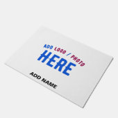 STIJLVOL MODERN  WIT GEVERIFIEERD BRANDED DEURMAT (Schuin)