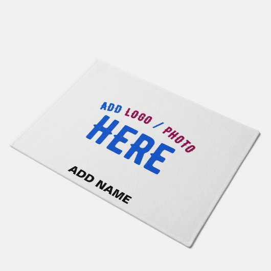 STIJLVOL MODERN  WIT GEVERIFIEERD BRANDED DEURMAT (Schuin)