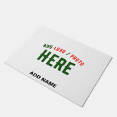 STIJLVOL MODERN  WIT GEVERIFIEERD BRANDED DEURMAT (Schuin)