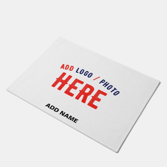 STIJLVOL MODERN  WIT GEVERIFIEERD BRANDED DEURMAT (Schuin)