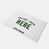 STIJLVOL MODERN  WIT GEVERIFIEERD BRANDED DEURMAT (Schuin)