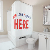 STIJLVOL MODERN  WIT GEVERIFIEERD BRANDED DOUCHEGORDIJN (In situ)