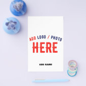 STIJLVOL MODERN WIT GEVERIFIEERD BRANDED FLYER (Enkel)