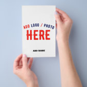 STIJLVOL MODERN WIT GEVERIFIEERD BRANDED FLYER (Hand)