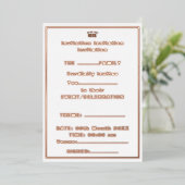 STIJLVOL MODERN  WIT GEVERIFIEERD BRANDED FOLIE UITNODIGING (Staand Voorkant)